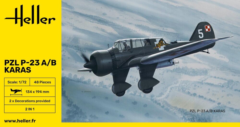 Heller 80247 - PZL P-23 A/B Karas